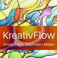 Kreativ-Flow, gezeichnet, bunt